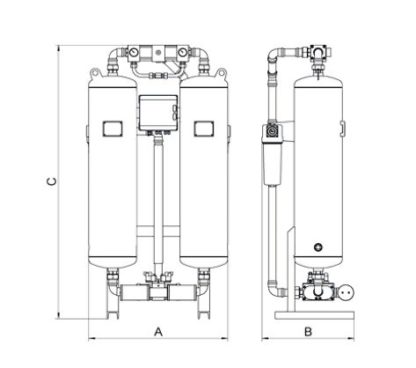 B-DRYFC 110 to 1200 Heatless Adsorption Dryers - Image 2