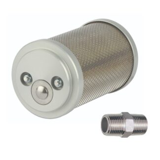 Exhaust Silencer with External Thread & Valve (ESEVFC)